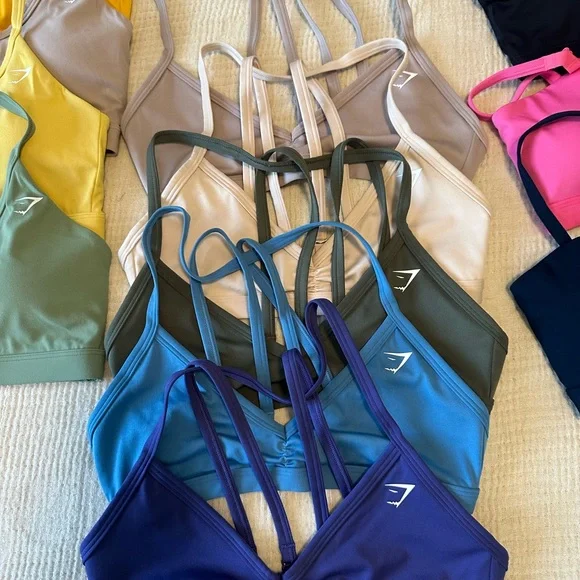 Huge Gymshark Sports Bra Bundle 22 bras - Picture 6 of 7